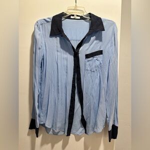 Equipment sheer blouse